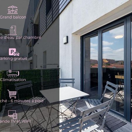 Le Saint Exupery - T3 Centre Ville Avec Balcon + Parking Gratuit Toulouse Exteriör bild